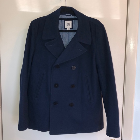 Gap Men’s Navy Peacoat - Picture 1 of 5